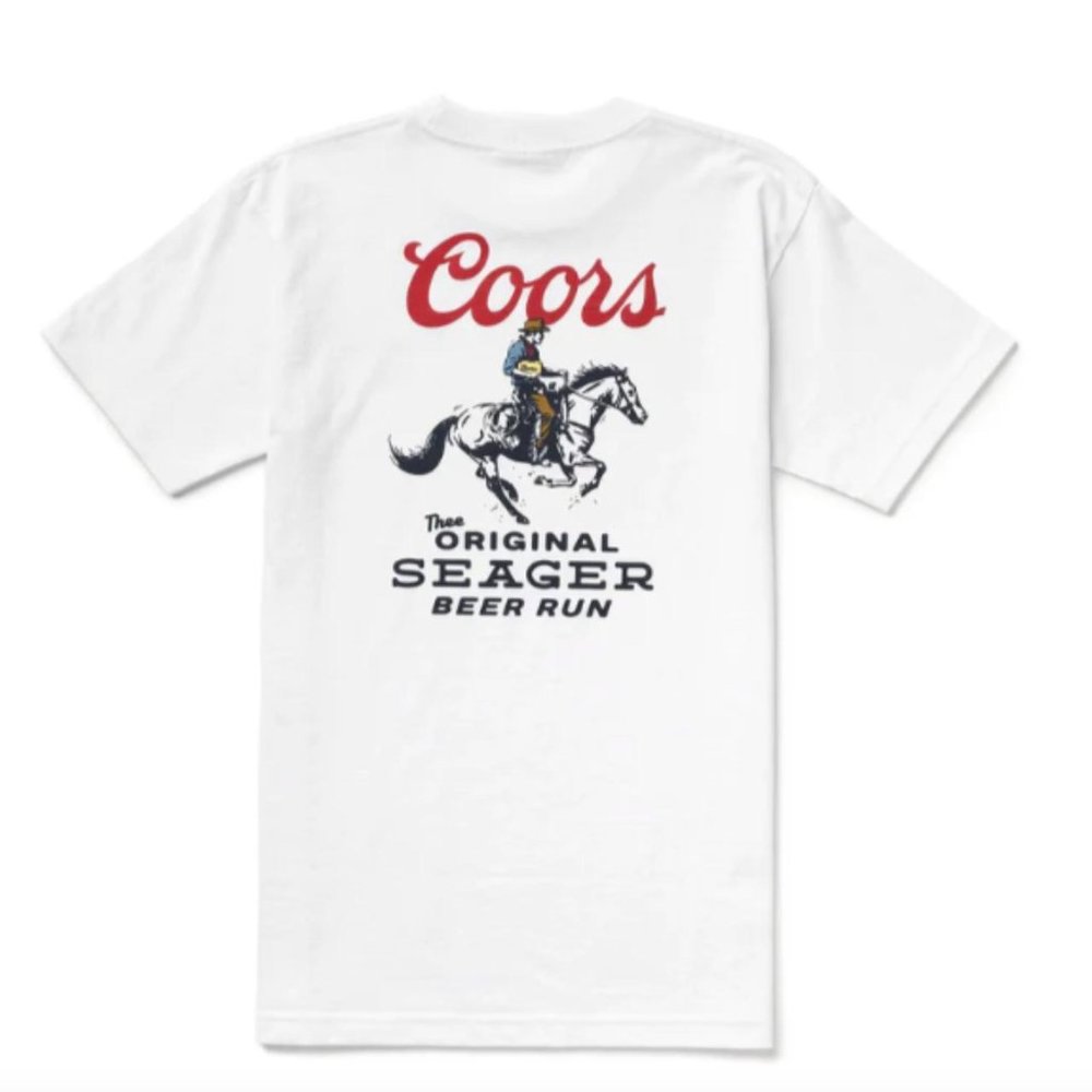 NEVER WORN Seager x Coors Banquet limited collection shirt